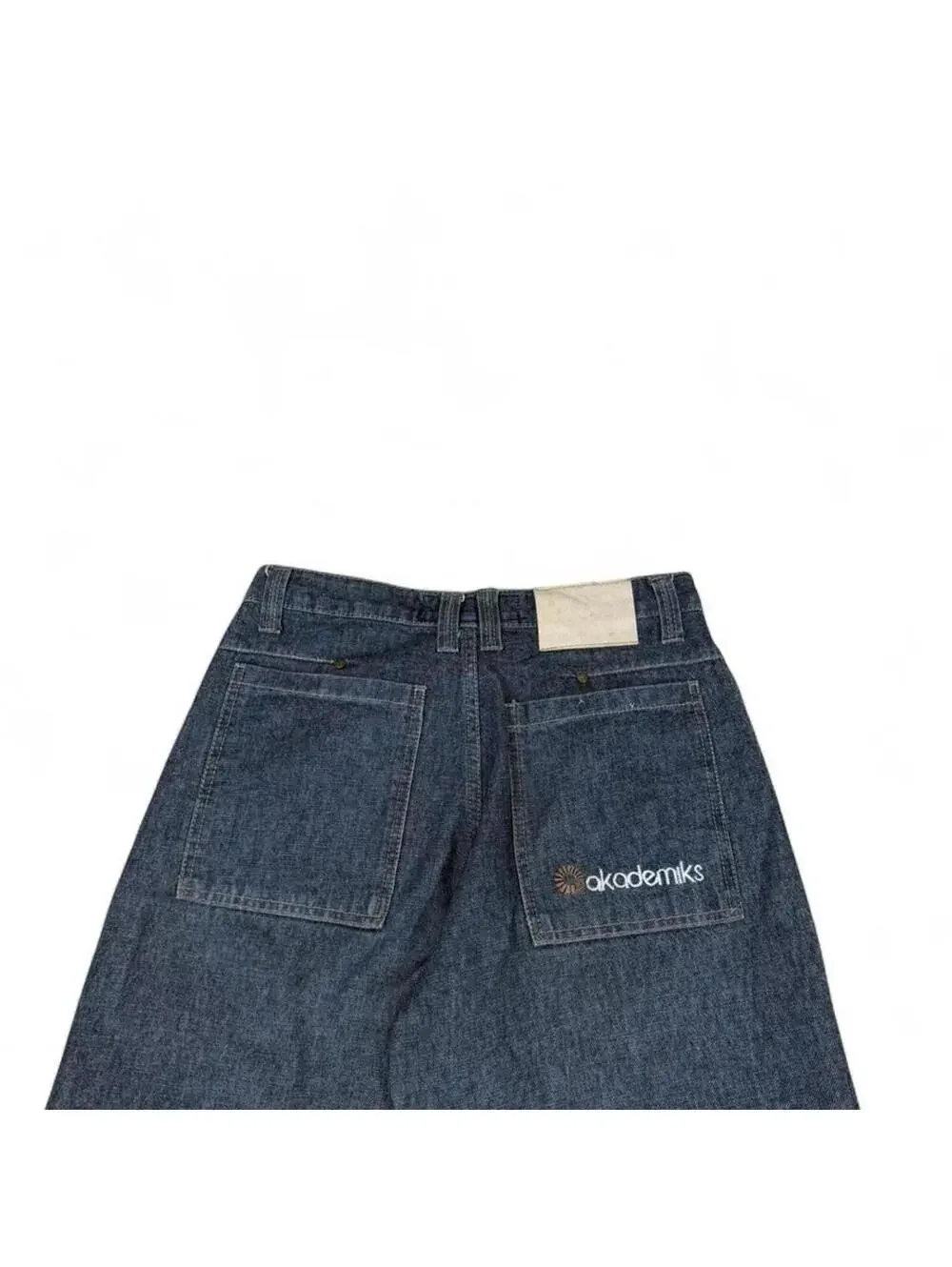 Akademiks y2k style denim jeans with unique style - Picture 3 of 8